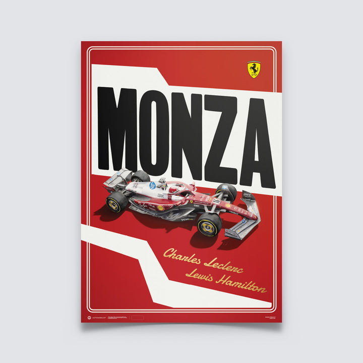 Scuderia Ferrari HP - SF-25 Monza special livery 2025 | Automobilist Official Poster