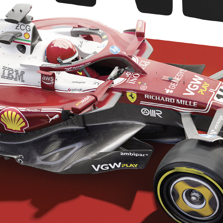 Scuderia Ferrari HP - SF-25 Monza special livery 2025 | Automobilist Official Poster
