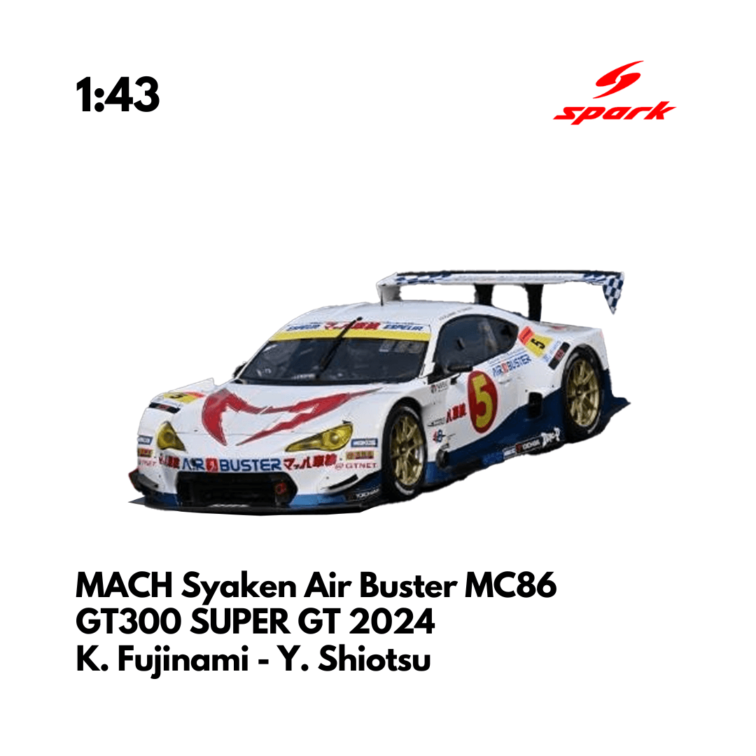 GT300 SUPER GT 2024 - 1/43 Spark Model Car – Driven By