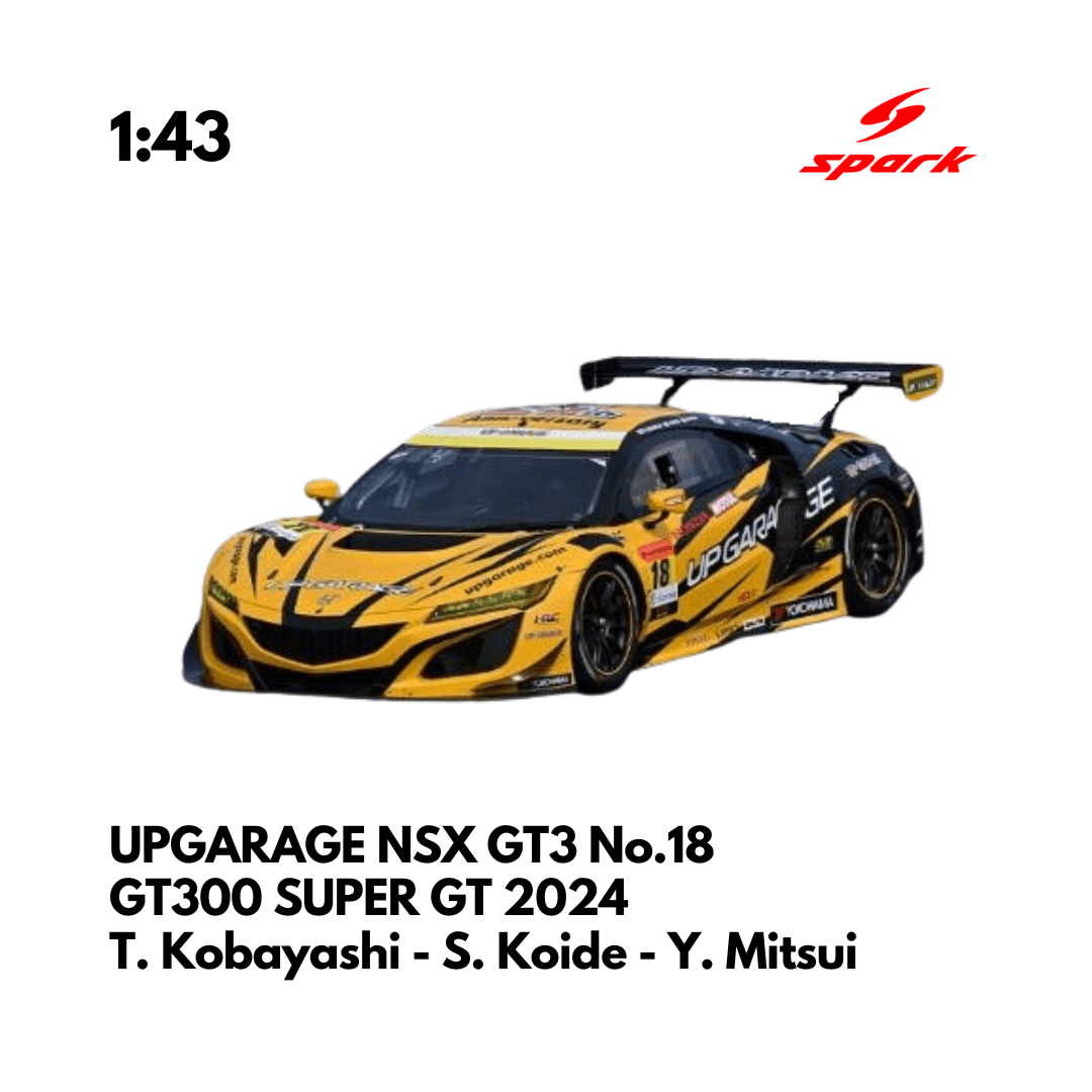 GT300 SUPER GT 2024 - 1/43 Spark Model Car – Driven By