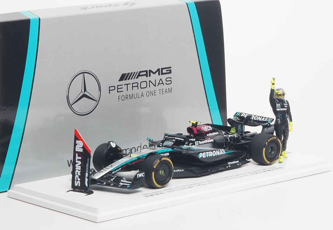 Lewis Hamilton Mercedes F1 W15 E - Chinese GP 2024 Limited Edition 1:43 Spark Model Car