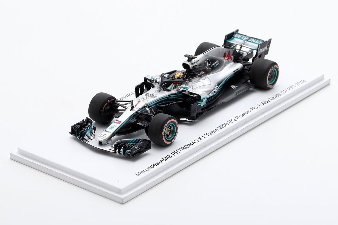 Lewis Hamilton  Abu Dhabi GP 2018 FP1 Mercedes F1 W09 Car No:1 Model Car - Spark Model