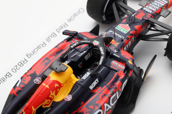 Max Verstappen Red Bull F1 RB20 British GP 2024 Special Figure Edition 1:43 Spark Model Car