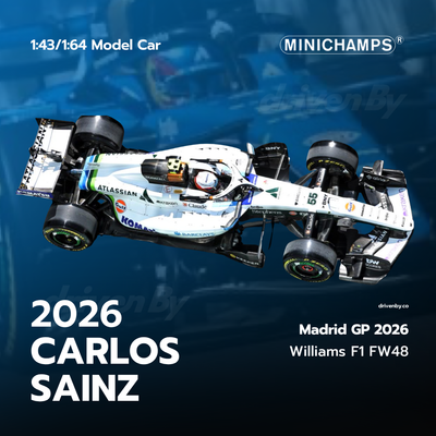 Carlos Sainz Williams FW48 Spanish GP 2026 - Minichamps Model Car