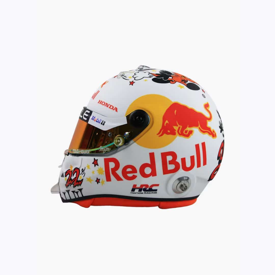 Yuki Tsunoda Helmet Singapore GP 2025 - Red Bull Racing - Schuberth He ...