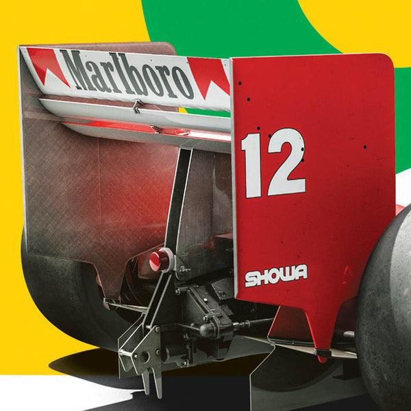McLaren MP4/4 - Ayrton Senna - 88 - San Marino GP - 35th Anniversary - 1988 Automobilist Poster