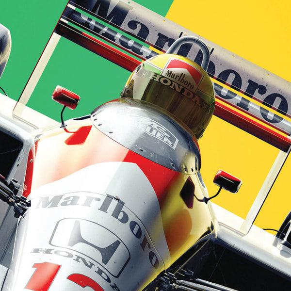 McLaren MP4/4 - Ayrton Senna - San Marino GP - 35th Anniversary - 1988 Automobilist Poster