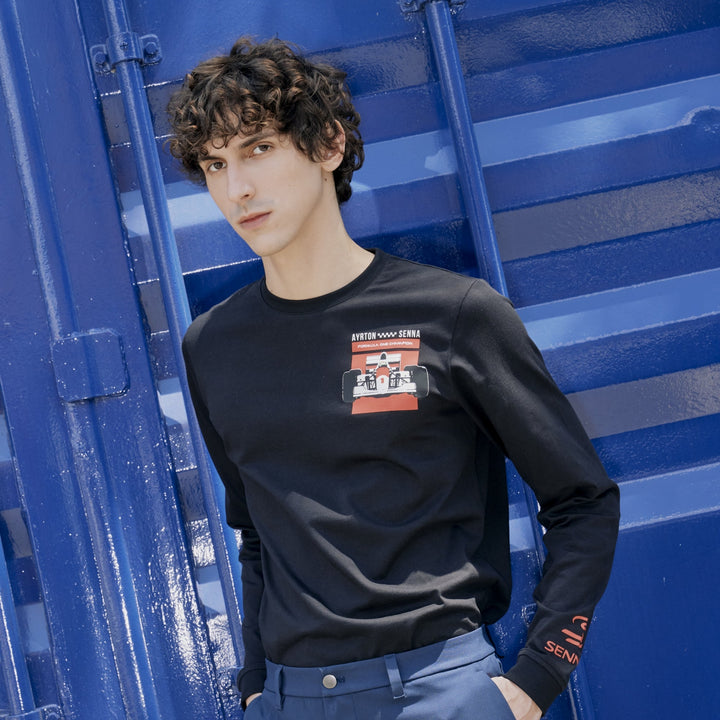 Senna 2026 Formula 1 Long Sleeve Tee (Black)