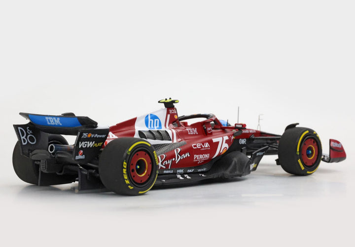 Ferrari SF25 Monaco livery for 75 years with Shell - Lewis Hamilton - BBR Model Car