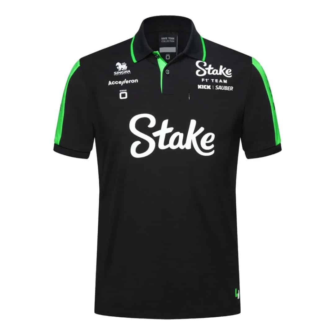 Veste de pilote Stake F1 Team portant le logo officiel