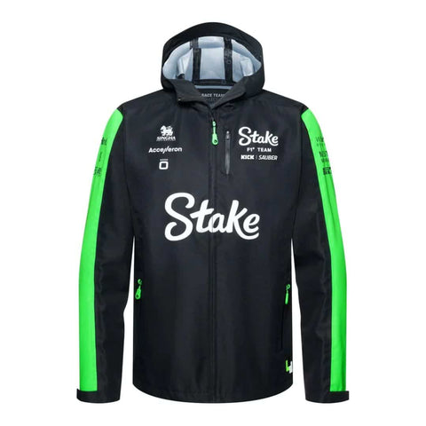 Stake F1 Kick Sauber 2024 Team Rain Jacket