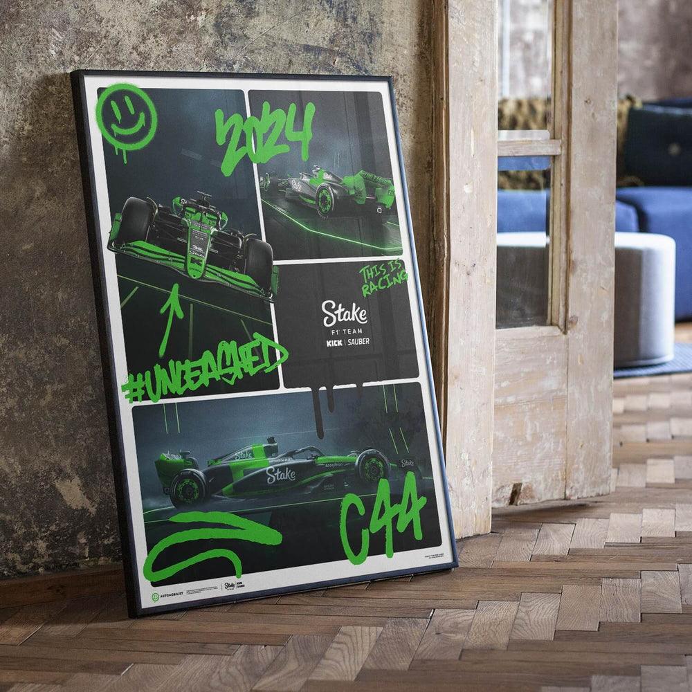 Stake F1 Team KICK Sauber - C44 - #Unleashed - 2024 Poster