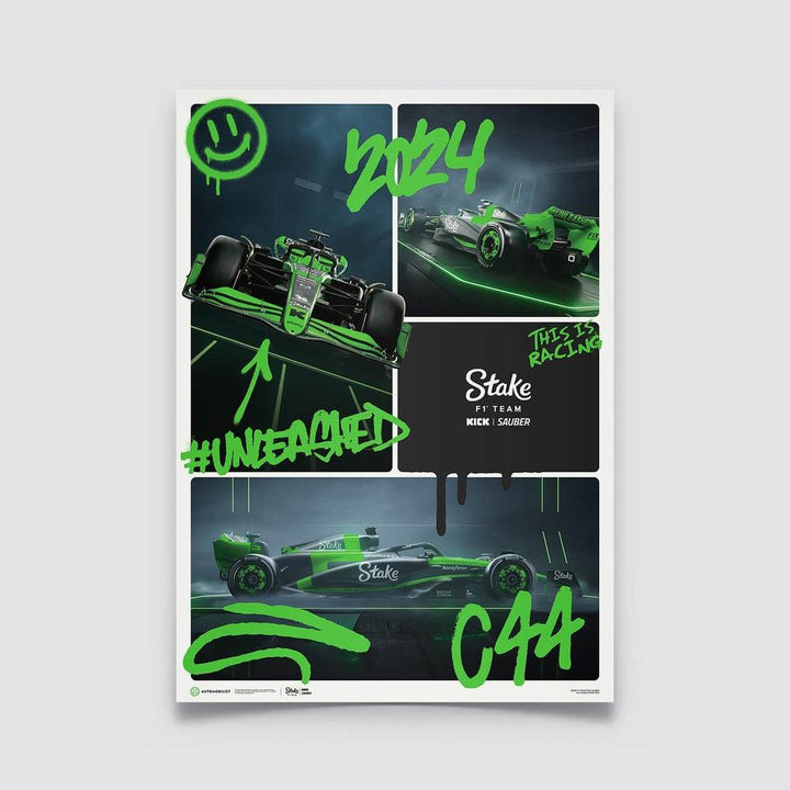 Stake F1 Team KICK Sauber - C44 - #Unleashed - 2024 Poster