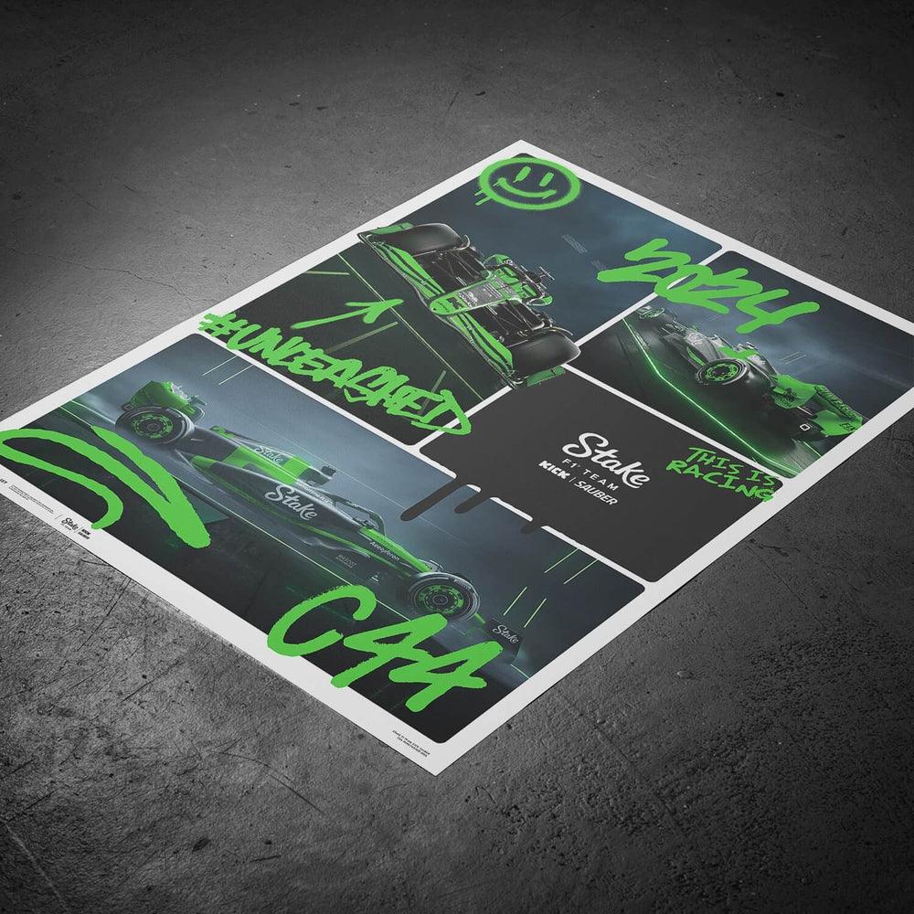 Stake F1 Team KICK Sauber - C44 - #Unleashed - 2024 Poster