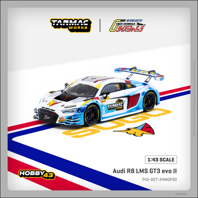 Cyber Formula livery Audi R8 LMS GT3 evo II Macau GT Cup - FIA GT World Cup 2024 Uno Racing James Yu  1:43 Model car  - Tarmac Works