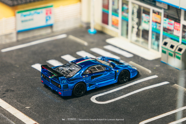 Scale 1:64 Ferrari F40 LM Chrome Blue - Tarmac Works