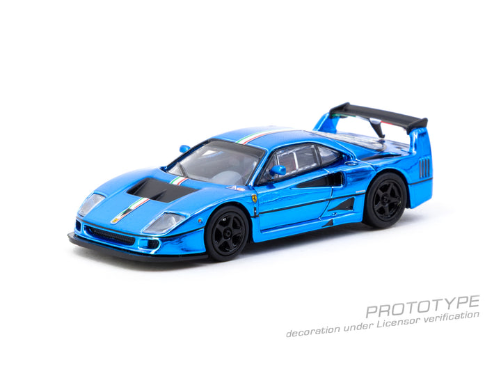 Scale 1:64 Ferrari F40 LM Chrome Blue - Tarmac Works