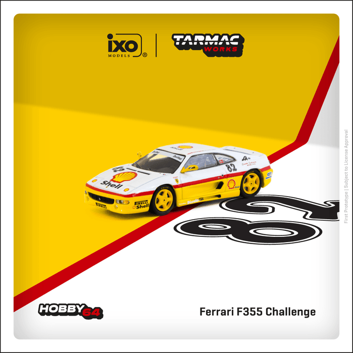 Scale 1/64 - Ferrari F355 Challenge 1999 Model Car - Tarmac Works