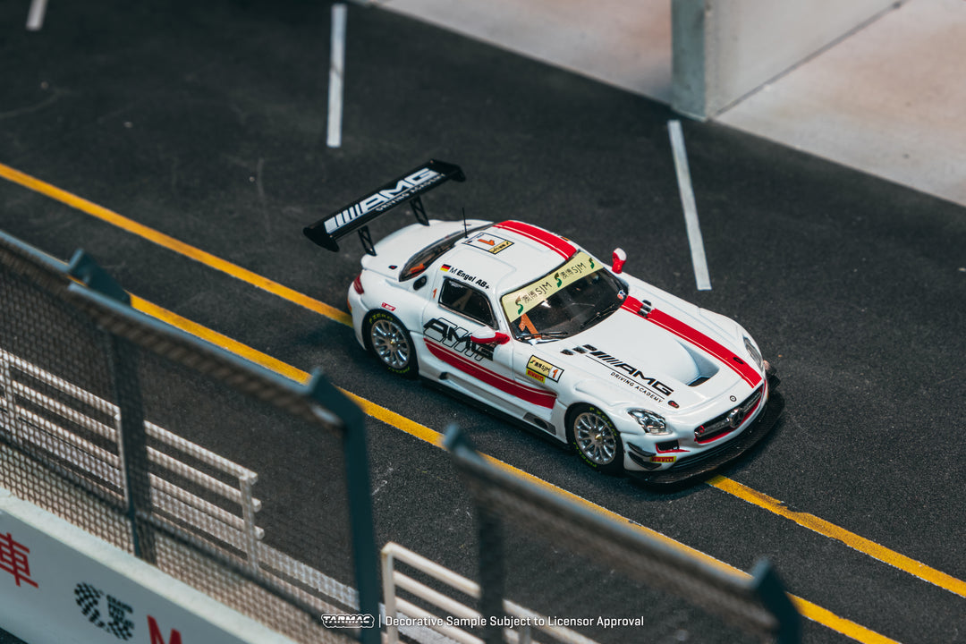 Scale 1:64 Mercedes-Benz SLS AMG GT3 Macau GT Cup - FIA GT World Cup 2015 Winner Maro Engel - Tarmac Works