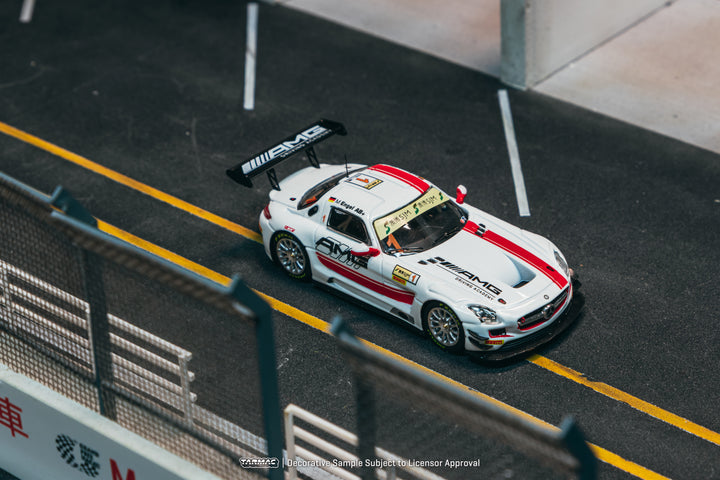 Scale 1:64 Mercedes-Benz SLS AMG GT3 Macau GT Cup - FIA GT World Cup 2015 Winner Maro Engel - Tarmac Works