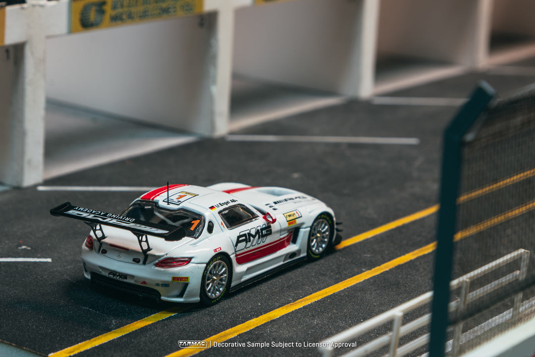 Scale 1:64 Mercedes-Benz SLS AMG GT3 Macau GT Cup - FIA GT World Cup 2015 Winner Maro Engel - Tarmac Works