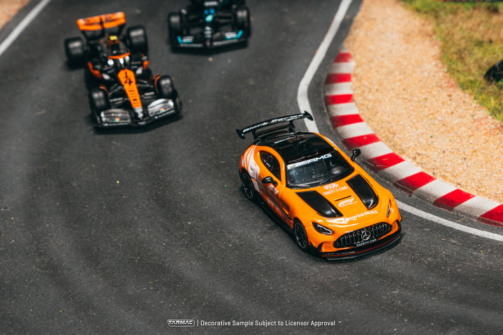 Scale 1:64 - 2025 British GP Formula 1 Safety Car Special Livery - Mercedes-Benz AMG GT Black Series - Tarmac Works