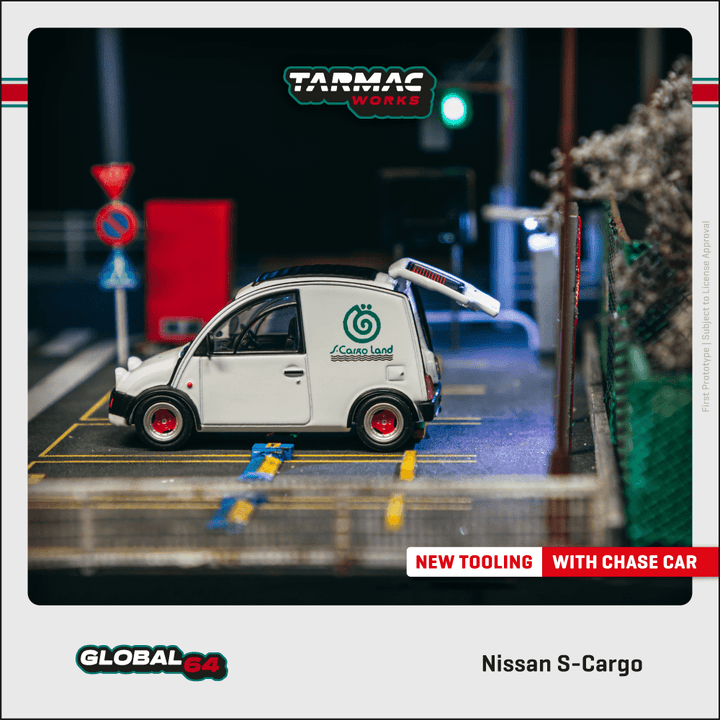 Scale 1/64 - Nissan S-Cargo White - Tarmac Works