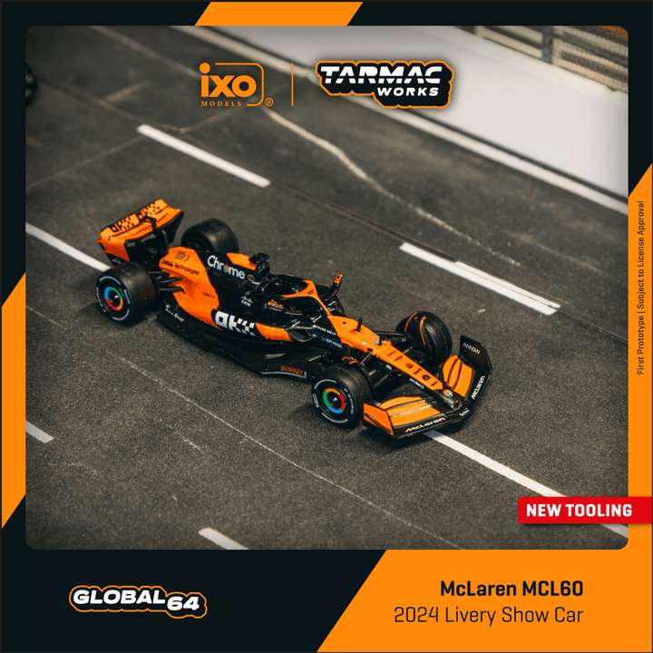 Scale 1:64 - McLaren MCL60 2024 Livery Show Car - Tarmac Works