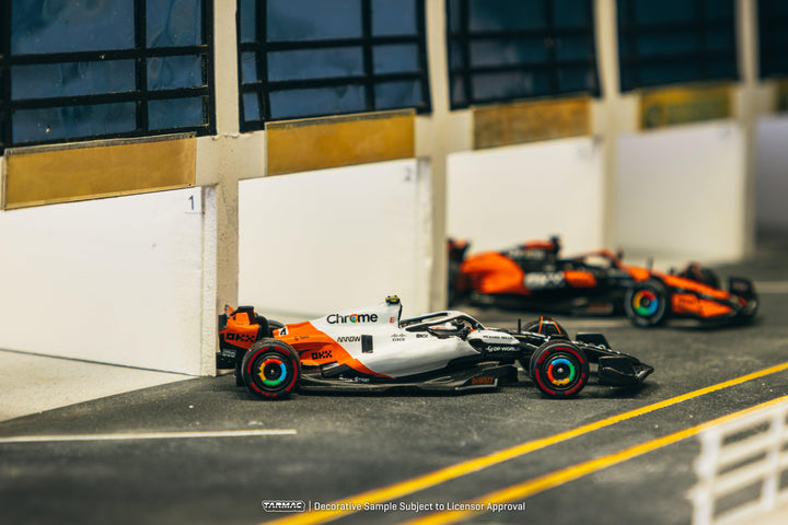 Scale 1:64 - Lando Norris McLaren MCL60 Spanish GP 2023 Special Livery Model Car - Tarmac Works