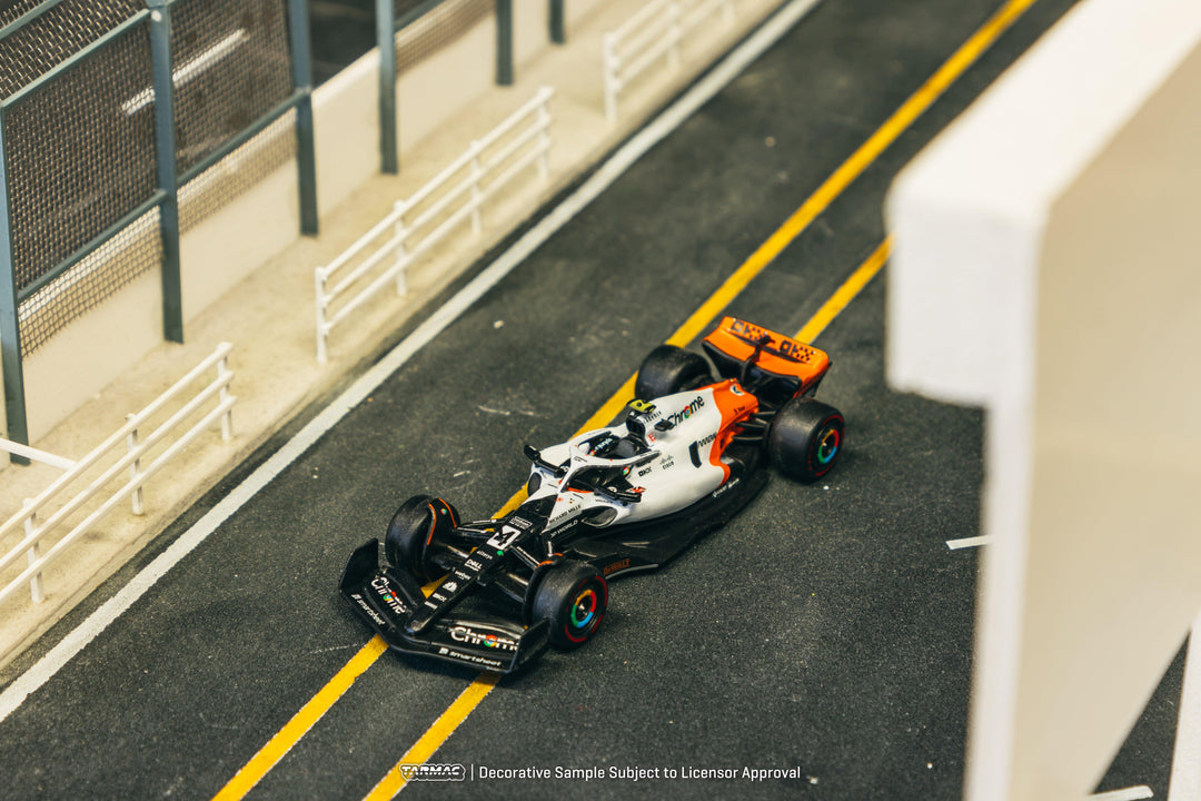 Scale 1:64 - Lando Norris McLaren MCL60 Spanish GP 2023 Special Livery Model Car - Tarmac Works