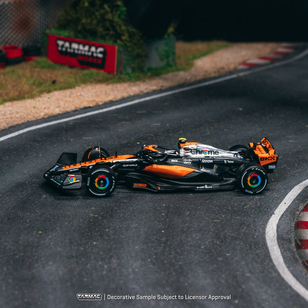 Scale 1:64 - Lando Norris MCL60 Chrom Livery 2023 British GP Show Car - Tarmac Works