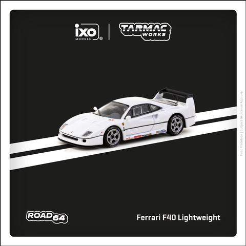 1/64 - Ferreri F40 White Lightweight - Tarmac Works