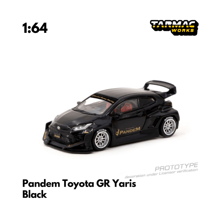 1/64 - Pandem Toyota GR Yaris Black - Tarmac Works