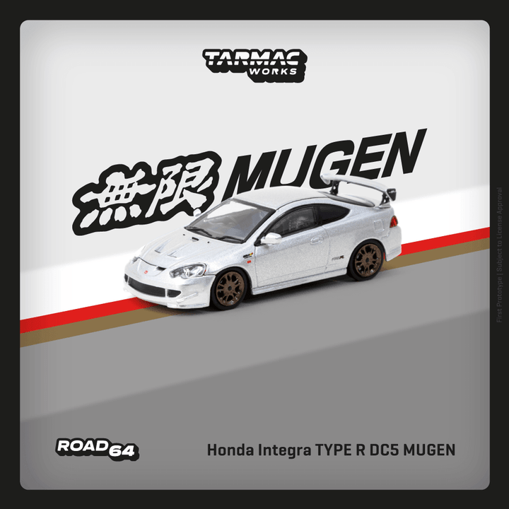 Scale 1/64 - Honda Integra TYPE R DC5 MUGEN Silver - Tarmac Works