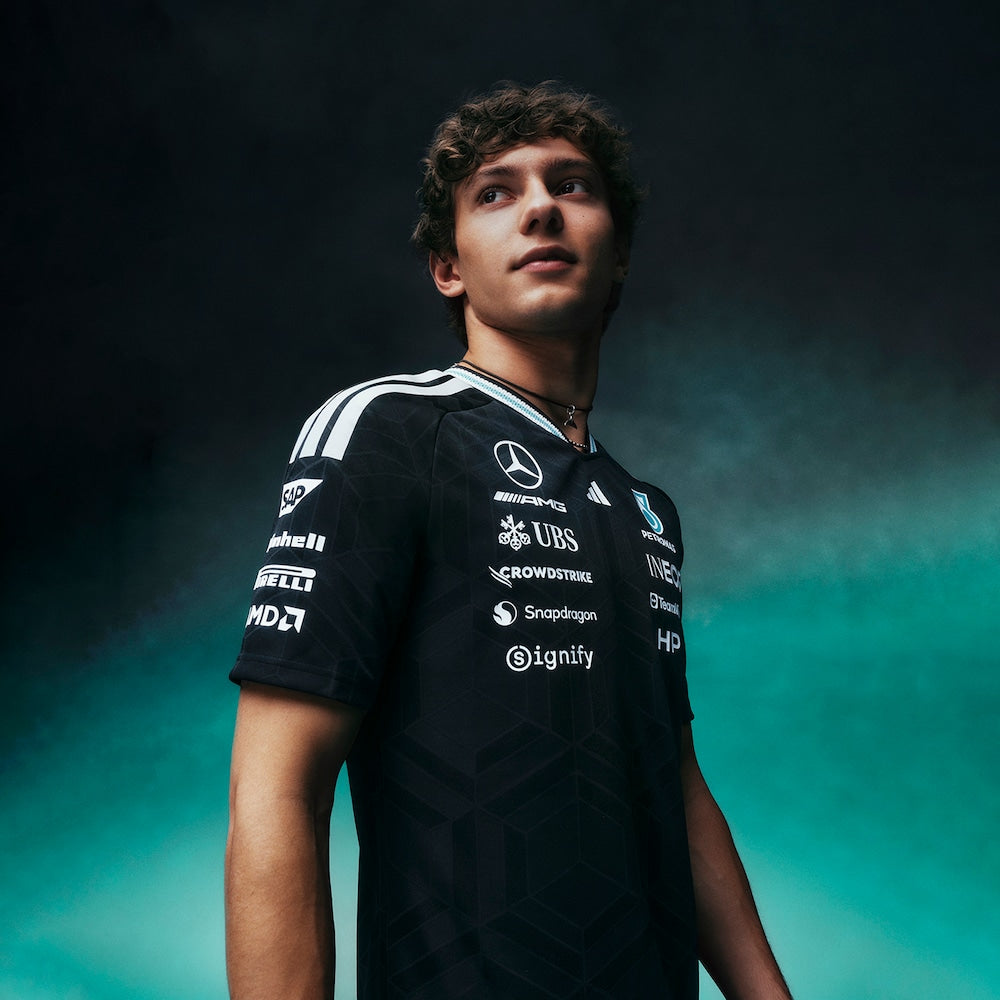 Team Driver Jersey AUTHENTIC 2026 Mercedes-AMG Petronas Formula 1 Team - Black