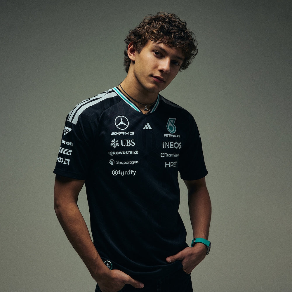 Team Driver Jersey AUTHENTIC 2026 Mercedes-AMG Petronas Formula 1 Team - Black