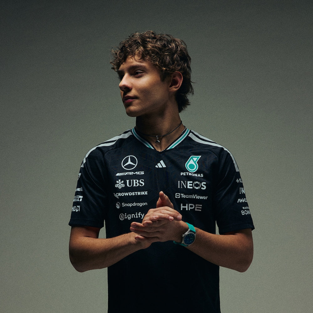 Team Driver Jersey AUTHENTIC 2026 Mercedes-AMG Petronas Formula 1 Team - Black