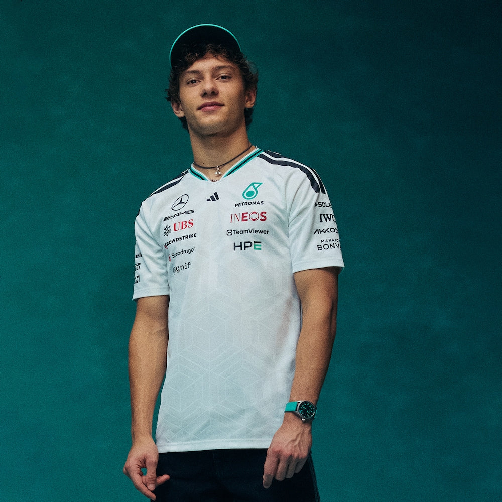 Team Driver Jersey AUTHENTIC 2026 Mercedes-AMG Petronas Formula 1 Team - White