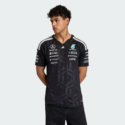 Team Driver T-Shirt Jersey 2026 Mercedes-AMG Petronas Formula 1 Team- Black