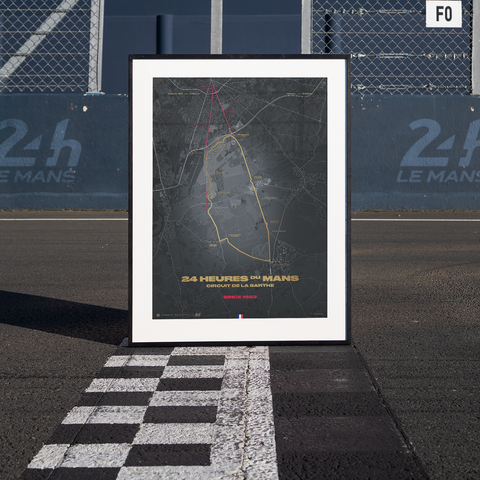 24h Le Mans - L’Évolution du Circuit - 2024 Collector's Edition Poster