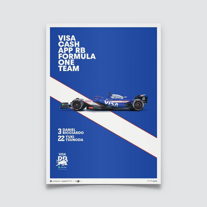 Visa Cash App RB Formula One Team - VCARB 01 - 2024 Poster