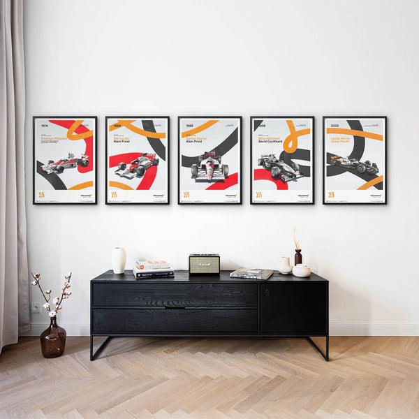 McLaren Racing - MCL60 - 60th Anniversary - 2023 Automobilist Poster