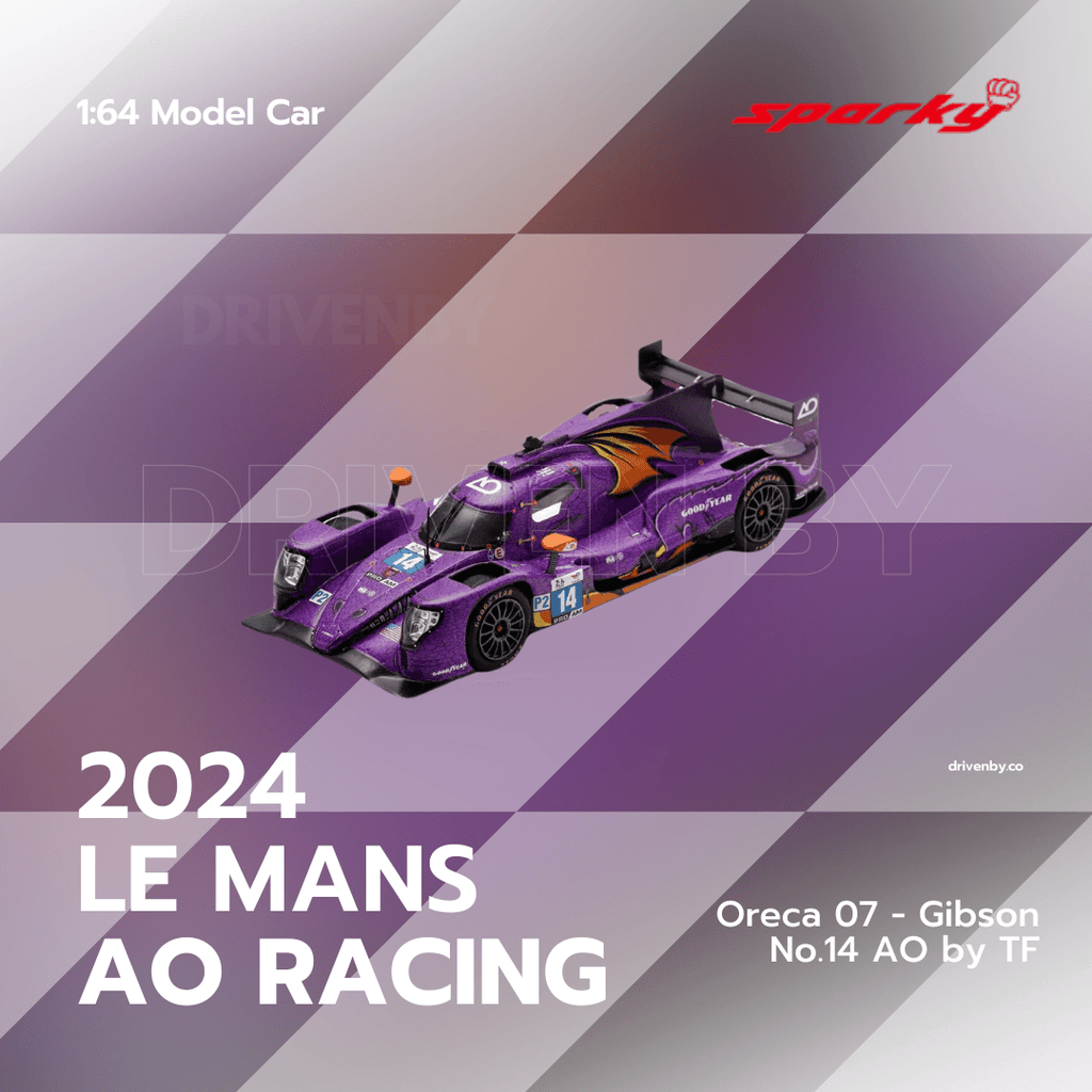 Spark S9145 1/43 Oreca 07 Gibson N°183 - AF Corse - 24H Du Mans 2024 - Modèle Résine