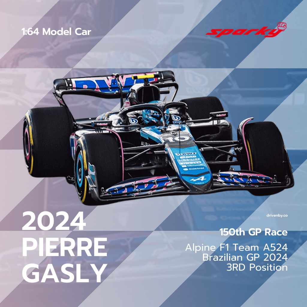 Spark F1 Alpine A524 n°10 BWT GP Canada 2024 P. Gasly 1/43 S9536 0425 | Achetez sur