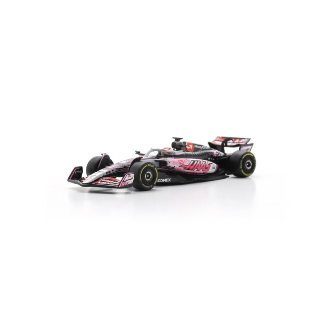 Haas F1 Team VF-25 Sakura Special Livery - Oliver Bearman &amp; Esteban Ocon – Japanese GP 2025 Model Car Scale 1:64 Sparky
