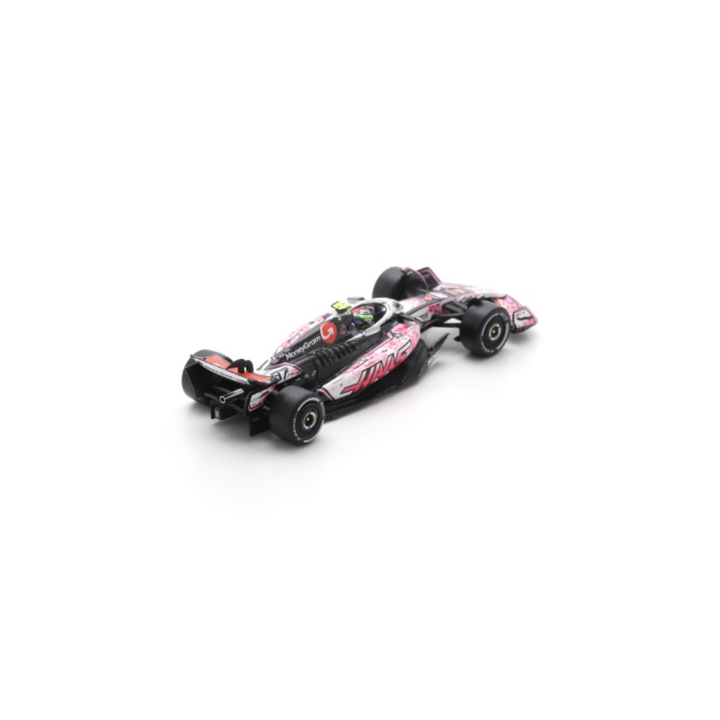 Haas F1 Team VF-25 Sakura Special Livery - Oliver Bearman &amp; Esteban Ocon – Japanese GP 2025 Model Car Scale 1:64 Sparky