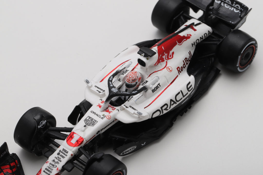 Red Bull Racing RB21 Japan Special Livery - Max Verstappen &amp; Yuki Tsunoda – Japanese GP 2025 Model Car Scale 1:64 Sparky