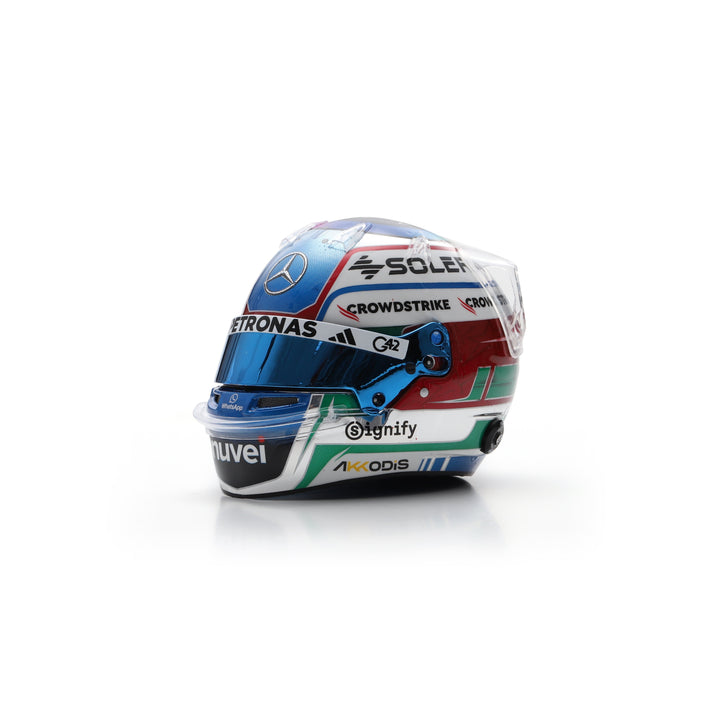 Kimi Antonelli Helmet Las Vegas 2025 Mercedes-AMG PETRONAS F1 Team - Spark 1:5 Helmet