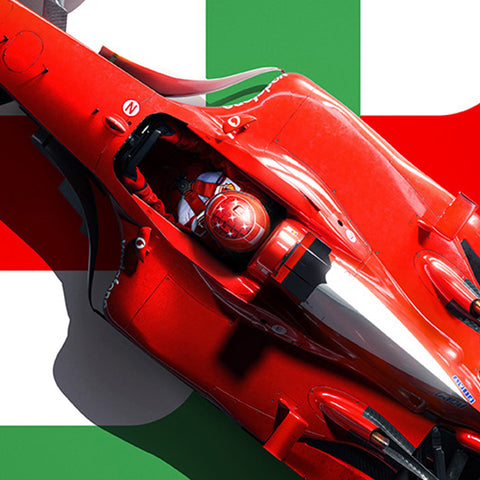Ferrari F2002 - Michael Schumacher Hungarian GP 2002 | Automobilist Poster