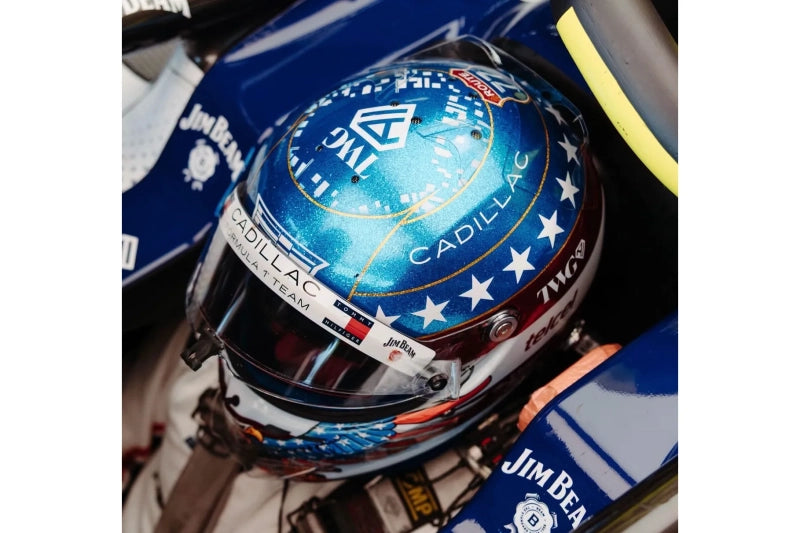 Valtteri Bottas Helmet British GP 2026 Cadillac Formula 1 Team - Spark 1:5 Helmet